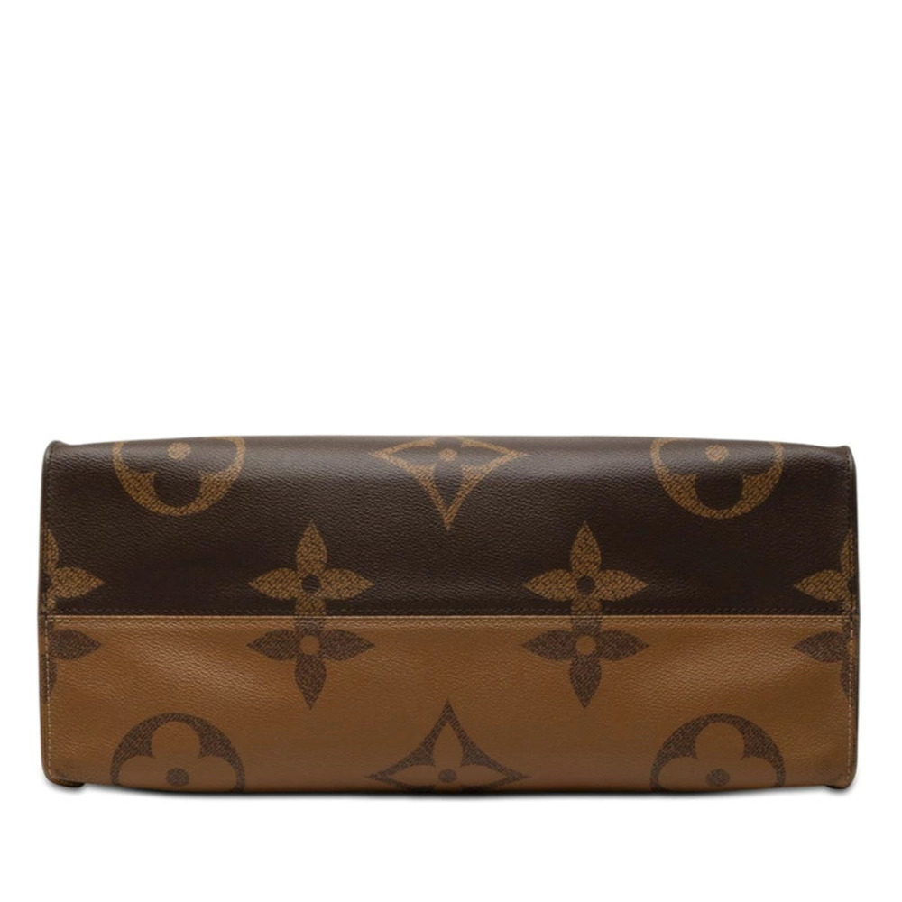 Louis Vuitton Monogram Giant Reverse On The Go 2way Shoulder Bag Brown Leather - Picture 3 of 6